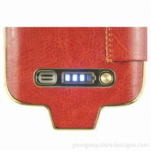 Battery leather case for Samsung S4 windows, 3,000mAh